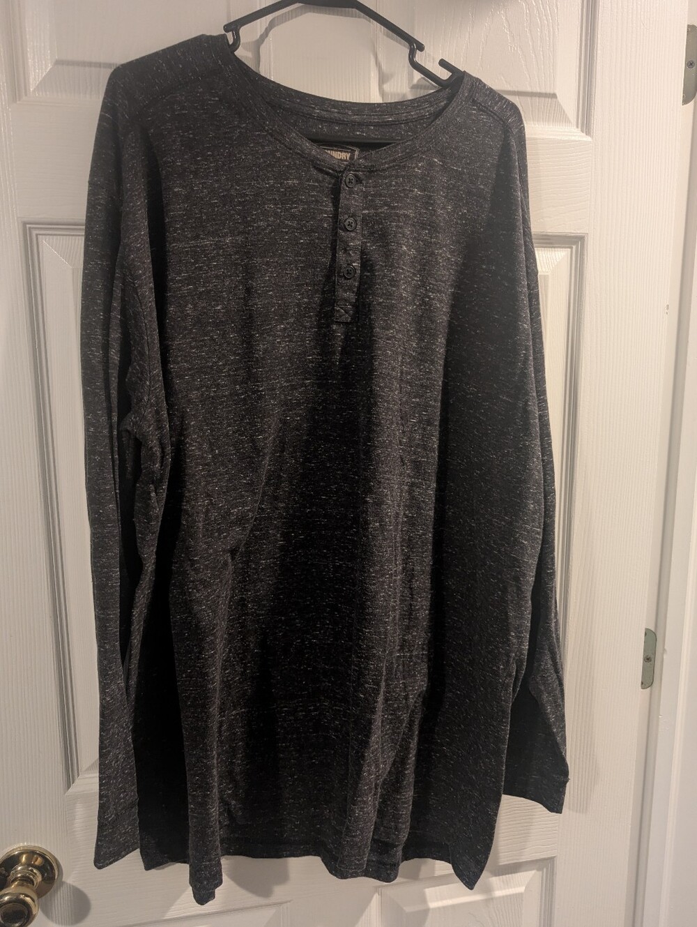 Buy Any 2 Shorts Or Tops Get 3rd Free The Foundry Supply Co. Dark Gray Henley